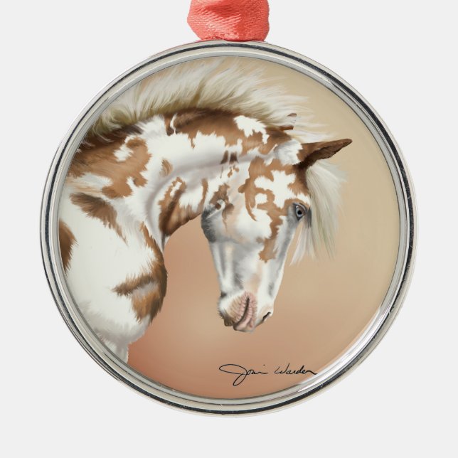Mustang Wild Xtend Metal Tree Decoration (Front)