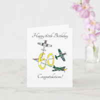 Mustangs 60th Birthday Card