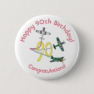 Mustangs 90th Birthday Badge