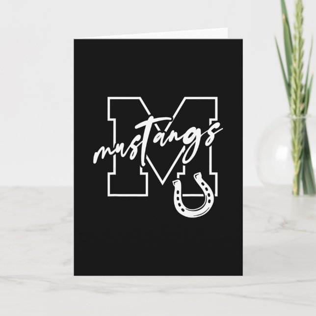 Mustangs  card (Front)