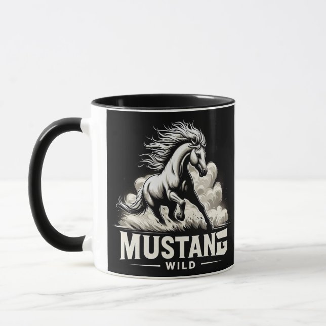 MustangWild Cremello Cup (Left)