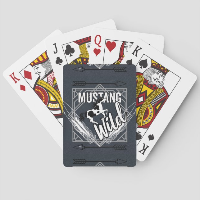 MustangWild Playing Cards (Back)