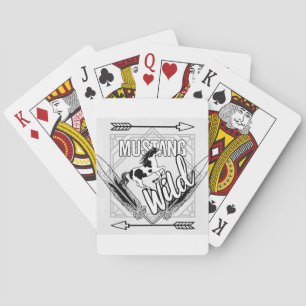 MustangWild Playing Cards