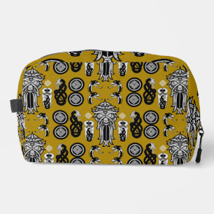 Mustard Anglo Saxon Art Print Dopp Kit