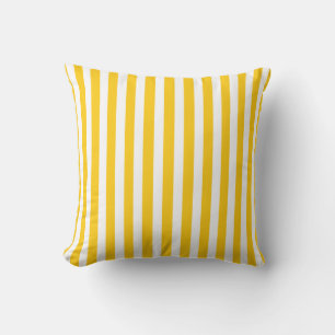 Mustard Autumnal Stripes Cushion