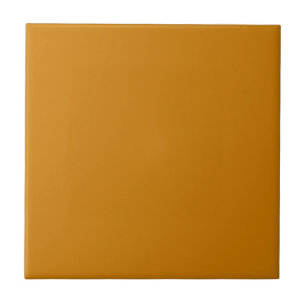 Mustard Brown Solid Color Tile