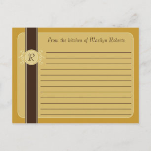 Mustard Classic Harvest Recipe Cards