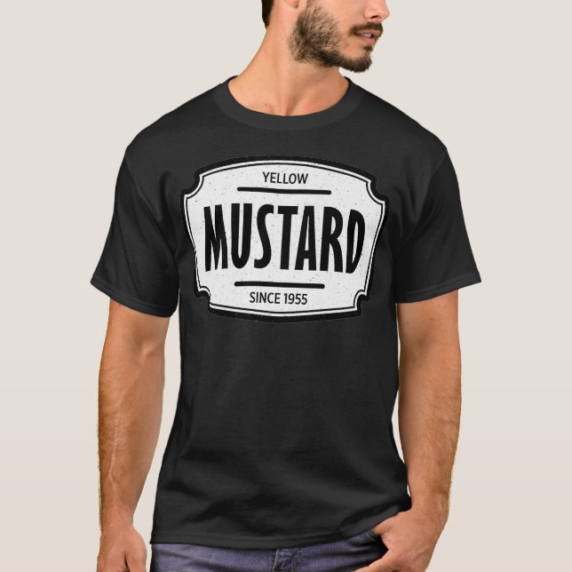 Mustard Condiment Simple Easy Halloween Matching C T-Shirt (Front)