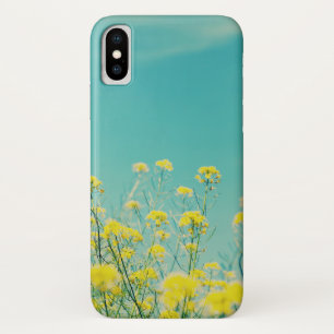 Mustard Flowers Nature iPhone X Case