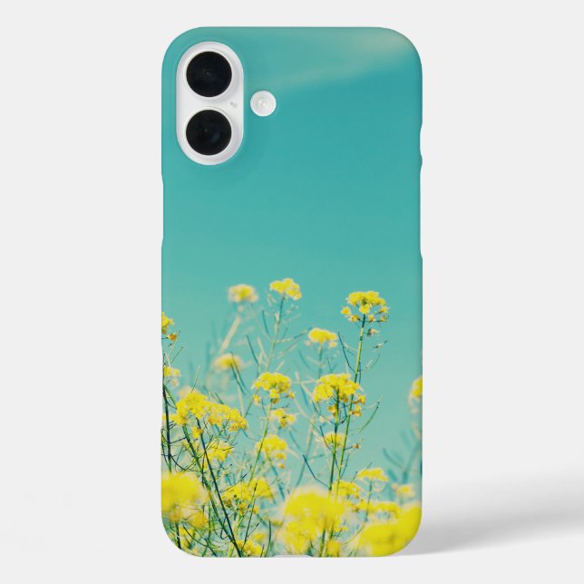 Mustard Flowers Nature  Case-Mate iPhone Case (Back)