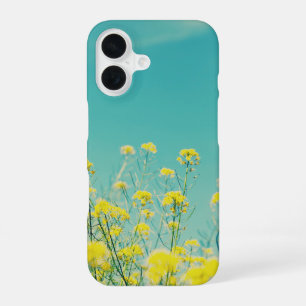 Mustard Flowers Nature iPhone 16 Case