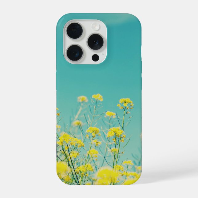 Mustard Flowers Nature  iPhone Case (Back)