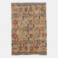 Mustard Khyrdagyd 19th Century Colourful Dark Red