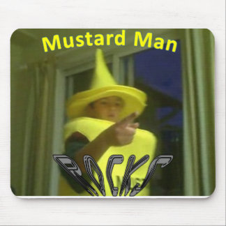 mustard man mouspad mouse mat