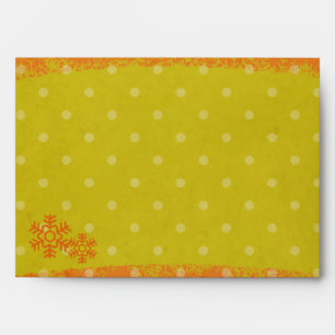 Mustard/Orange Dot Merry Everything Envelope