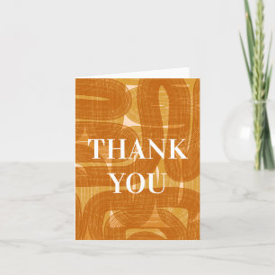 Mustard Paths Thank You Card