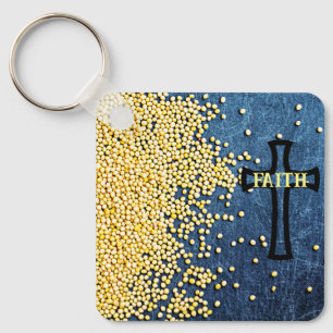 mustard seed keychain
