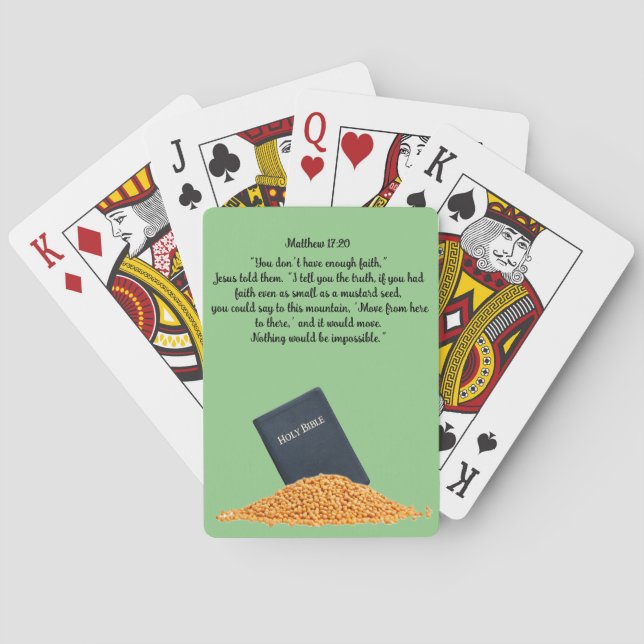 Mustard Seed Playing Cards (Back)