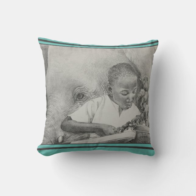 MUSTARD SEEDS GROW–PILLOW  BY KATHY MORROW CUSHION (Front)