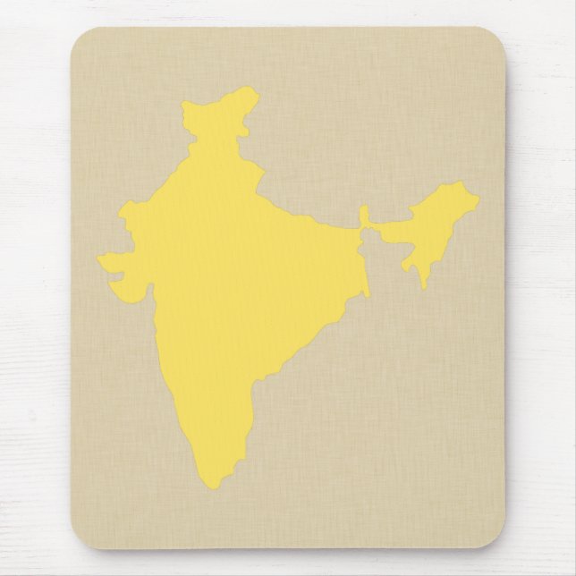 Mustard Spice Moods India Mouse Mat (Front)
