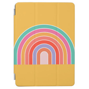 Mustard Yellow Colourful Rainbow iPad Air Cover