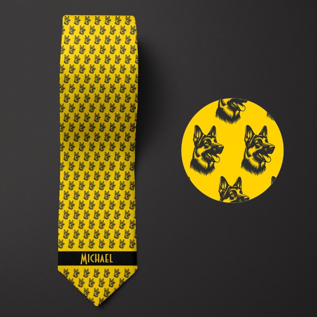 Mustard Yellow German Shepherd Tie (Creator Uploaded)