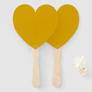 Mustard Yellow Hand Fan