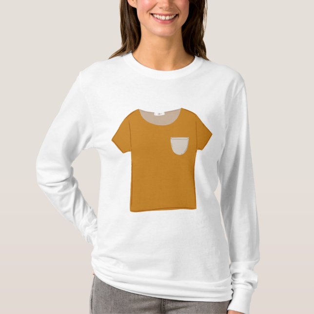 Mustard Yellow Minimalist Top (Front)