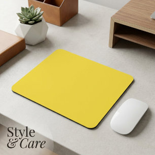 Mustard Yellow Mouse Pad with Elegant Touch