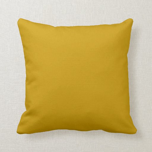 Image of mustard yellow pillow