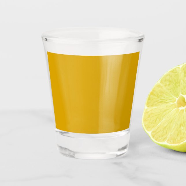 Mustard Yellow Shot Glass (Front)