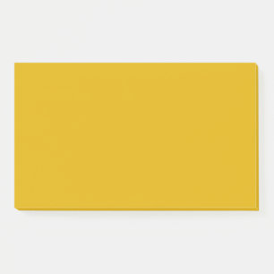 Mustard Yellow Solid Color Post-it Notes