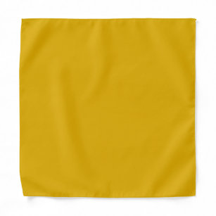 Mustard Yellow Solid Colour Bandana