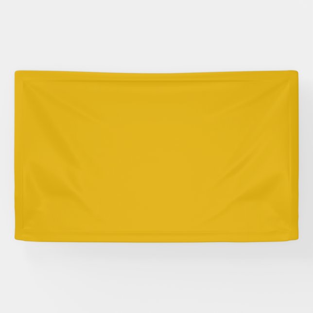 Mustard Yellow Solid Colour Banner (Horizontal)