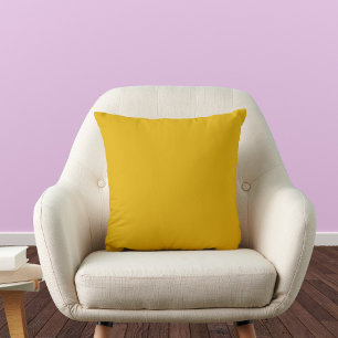 Mustard Yellow Solid Colour Cushion