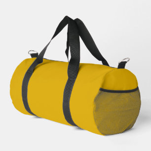 Mustard Yellow Solid Colour Duffle Bag