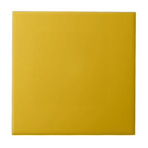 Mustard Yellow Solid Colour Tile