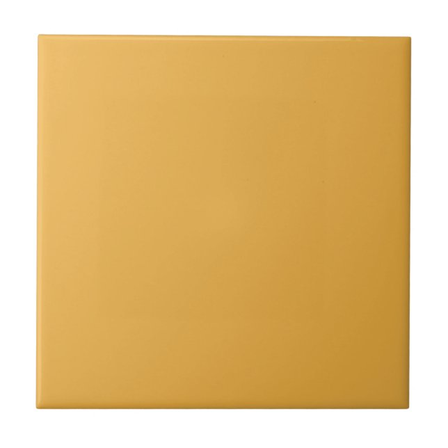 Mustard Yellow Solid Trend Colour Background Tile (Front)
