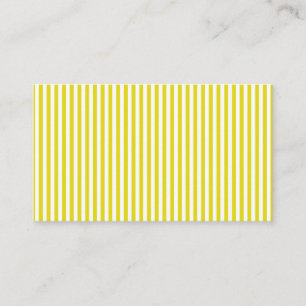 mustard yellow striped business card