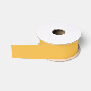 Mustard Yellow Warm Shade Grosgrain Ribbon