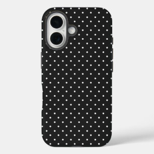 Mustard yellow white polka dots pattern  Case-Mat iPhone 16 Case