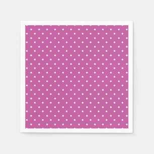 Mustard yellow white polka dots pattern Napkins