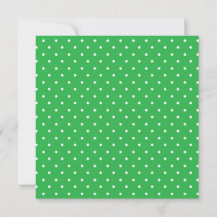 Mustard yellow white polka dots pattern Thank Yo You Card