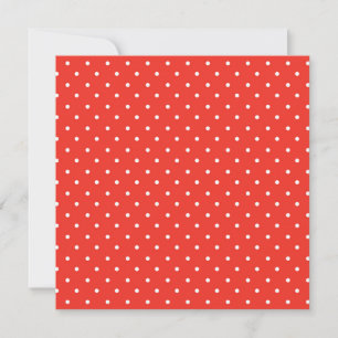 Mustard yellow white polka dots pattern Thank Yo You Card