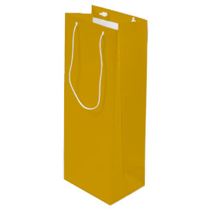 Mustard Yellow Wine Gift Bag