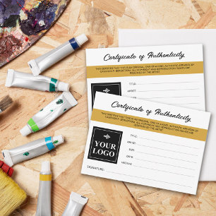 Mustard Your Logo Certificate of Authenticity