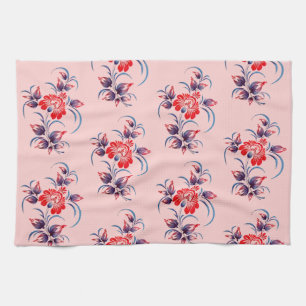Muster aus Blumen Tea Towel