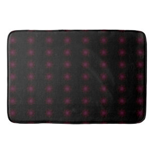 Muster in schwarz und rosa bath mat