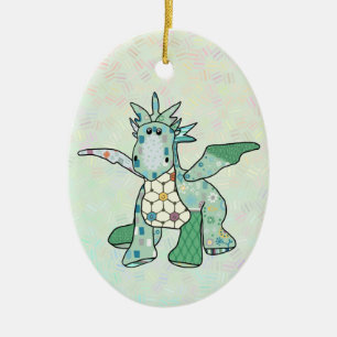 Mustermixdrache Ceramic Tree Decoration