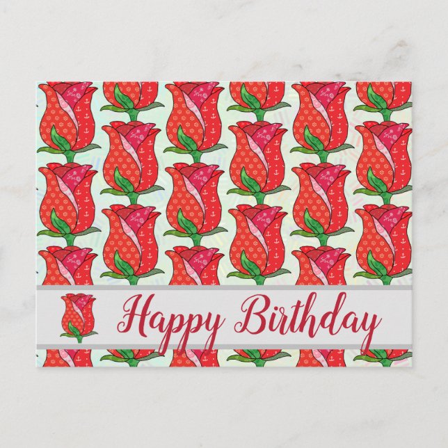 Musterrose Postcard (Front)